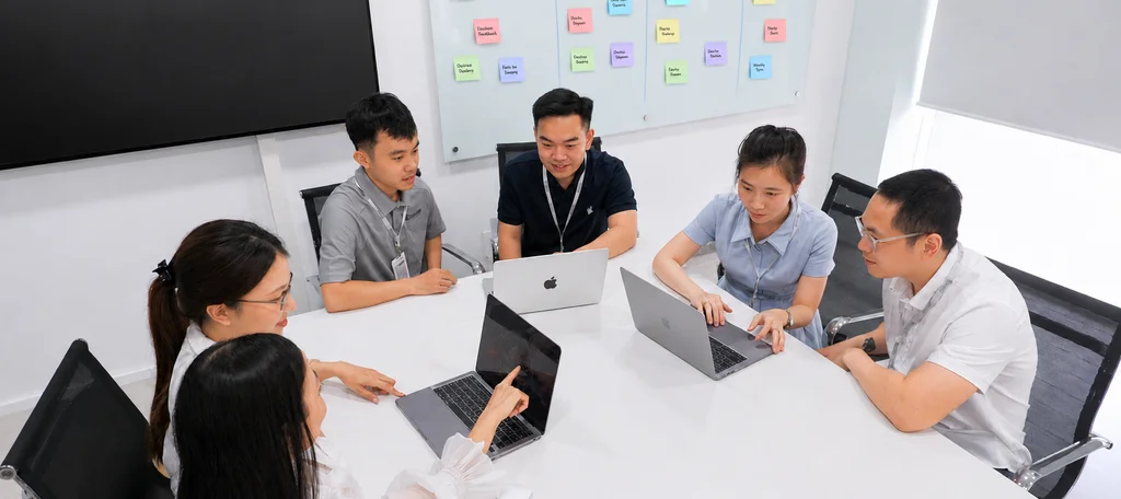 Enclave engineering team collaborating